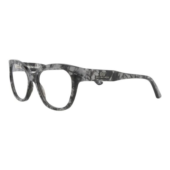 Balenciaga Womens Cat Eye Grey Grey Transparent Fashion Designer Eyewear - Picture 1 of 4